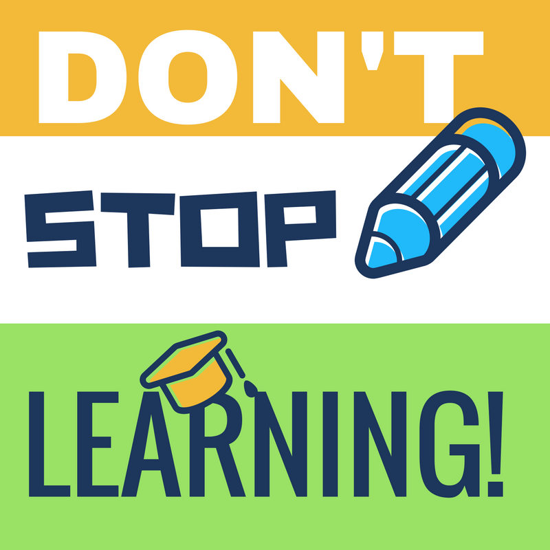 Read more about the article Don’t stop learning