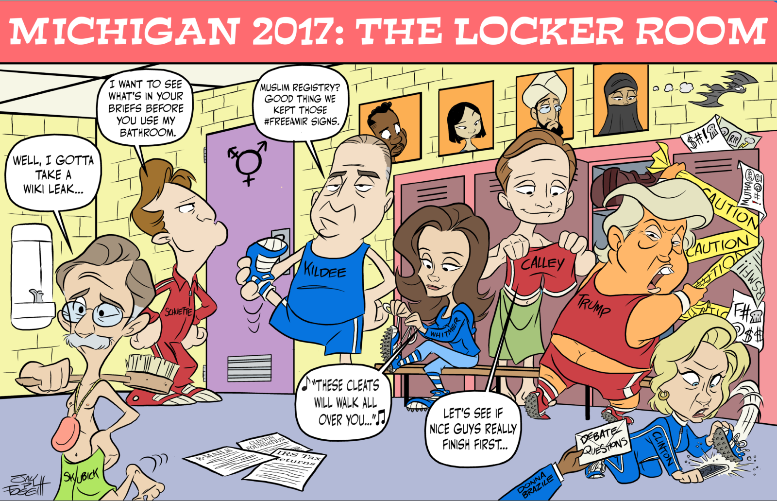 Read more about the article Truscott Rossman calendar goes to the locker room
