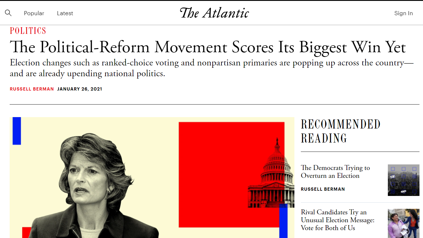 Read more about the article The Political-Reform Movement Scores Its Biggest Win Yet