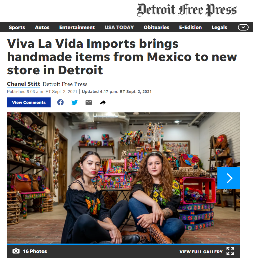 Read more about the article Viva La Vida Imports brings handmade items from Mexico to new store in Detroit